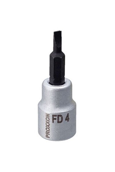 Proxxon Tubulara cu varf surubelnita drept de 4mm, cu prindere 3/8"