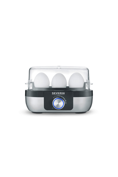 Severin EK 3163 Egg Boiler, 270 W, 3 Eggs, Black/Silver