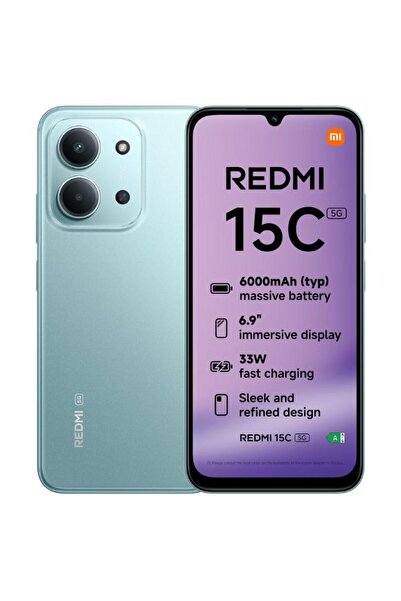 Xiaomi Smartphone Redmi 15C 5G, Octa-Core, Ecran IPS LCD de 6.9 inch, 4GB RAM...
