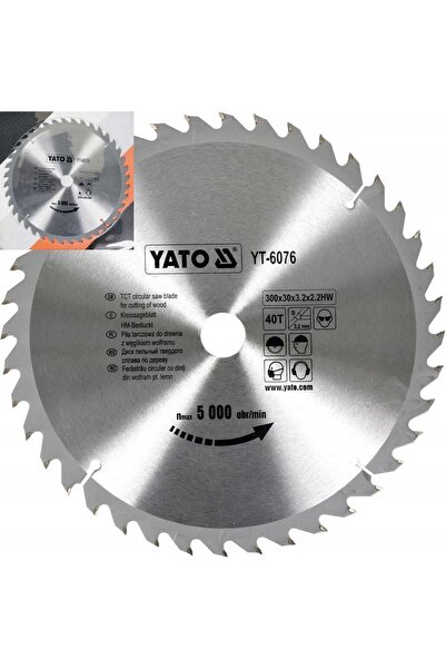 yato YT-6076 Δίσκος πριονιού TCT 300x30mm 40 δόντια για κοπή ξύλου