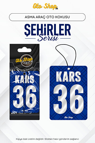 OTOSHOPTR KARS 36 Şehir Kokuları Serisi Oto Araç Kokusu
