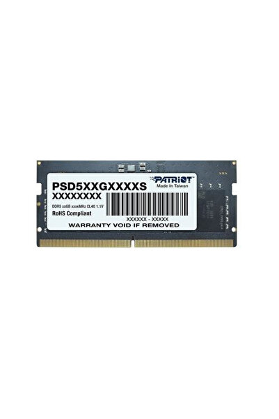 Patriot Memory Memorie PATRIOT SIGNATURE SO-DIMM DDR5 16GB 5600MHz Locul 1