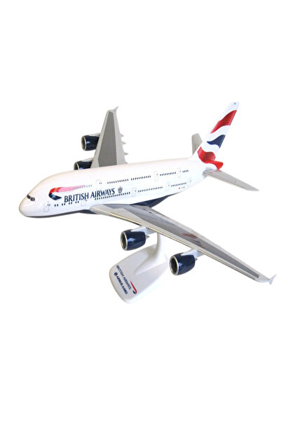 PPC Holland Model de avion British Airways Airbus A380-800, din plastic, 36,5...