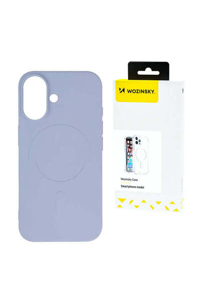 WOZINSKY Husă din silicon lichid MagSafe pentru Samsung Galaxy S25+ - Mov