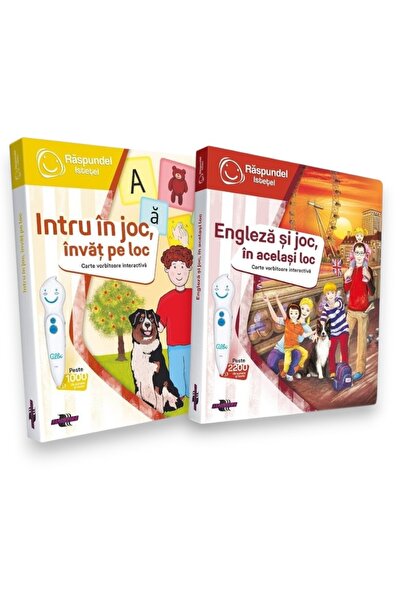 Raspundel Istetel 2 PRODUSE: Set 2 carti interactive Raspundel Istetel, Intru...