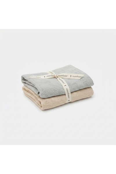 Moonboon Organic Muslins in Soft Texture – 100% GOTS-Certified Cotton Baby Mu...