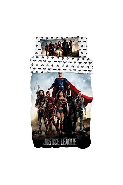 Beauty Home Σετ πάπλωμα μονό Art 6186 Justice League 160x240 Εμπριμέ