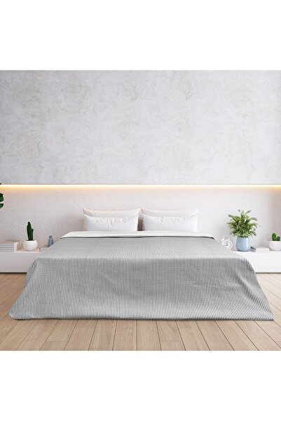 Beauty Home Κουβέρτα μονή διπλής όψεως Cross matelasse Art 11173 170x270 Γκρι