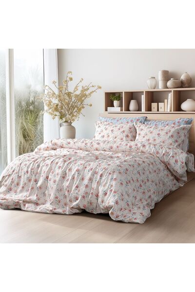 Beauty Home Σετ κουβερλί υπέρδιπλο Art 12218 100% Βαμβακοσατέν 300tc 220x240 ...