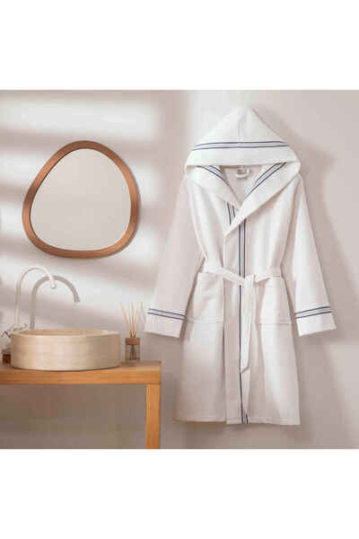 Linens Davina S/M Pamuk Bornoz Beyaz