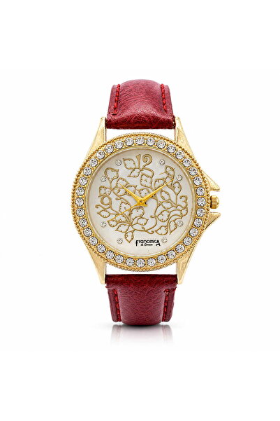Watch Ceas dama, Casual, Francesca di Geneva, Rosu, FF265