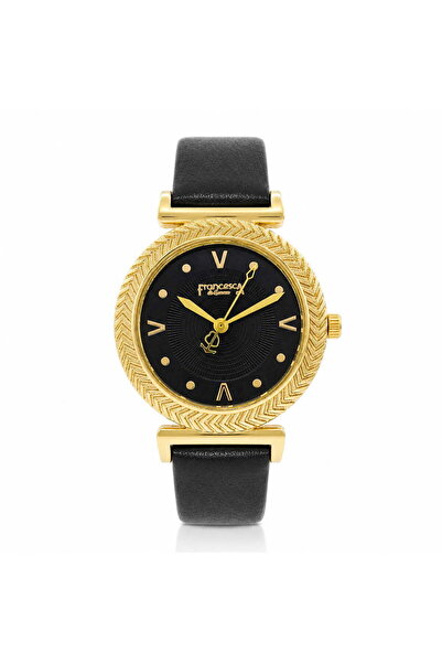 Watch Ceas dama, elegant, Francesca di Geneva, Negru, FF253