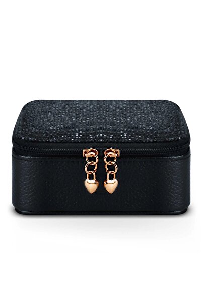 Massido Cutie portabila pentru bijuterii si accesorii din piele ecologica,cu ...