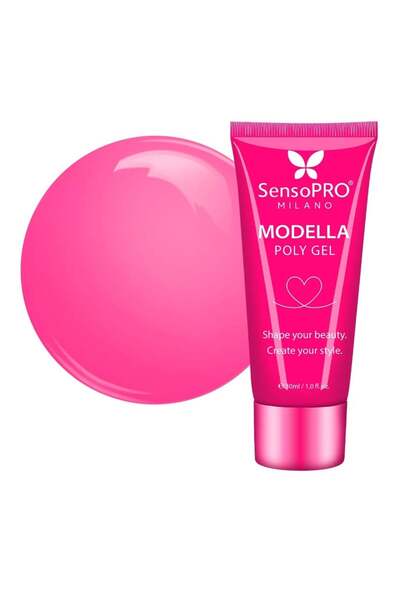 SensoPRO Milano Polygel MODELLA - Roz Iconic, 30ml