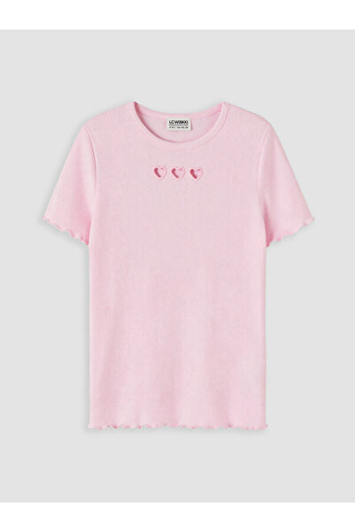 LC Waikiki I Window Detailed Girl's T-Shirt from Freezen Store