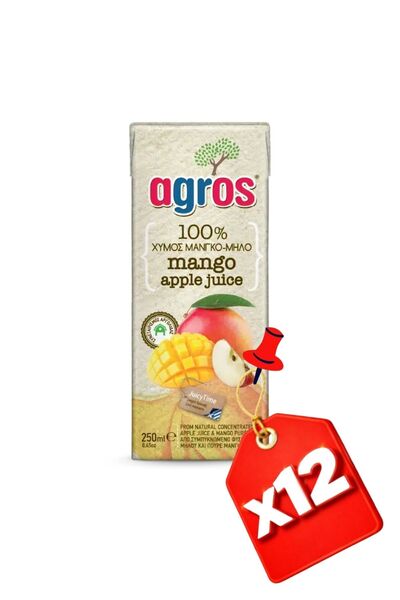 Agros 12x MANGO/MĂR 100% 250 ml