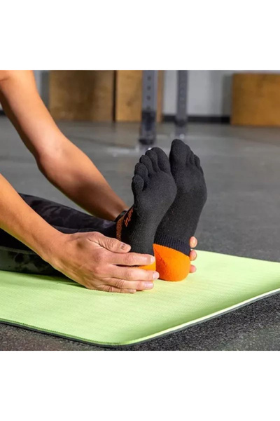 injinji RAINER ORIGINAL WEIGHT MINI CREW - M - برتقالي