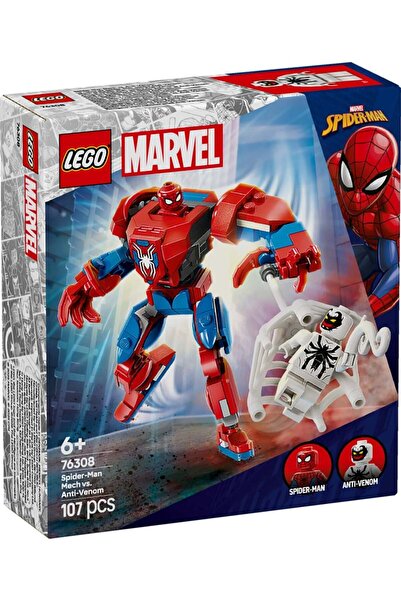 LEGO ® Super Heroes - Robotul Omul Paianjen vs. Anti-Venom (76308)