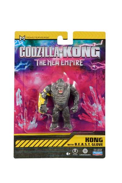 Monsterverse Figurină articulată, Monsterverse, Kong cu B.E.A.S.T. Mănușă, 8 cm