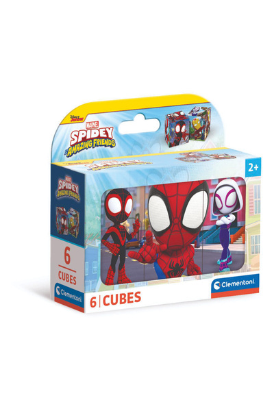CLEMENTONI Puzzle Clementoni, Spidey si Prietenii sai Fantastici, 6 cuburi