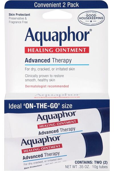 Aquaphor مرهم علاجي لحماية البشرة، أنبوبان بوزن 0.35 أونصة، كل أنبوب بوزن 10 ...