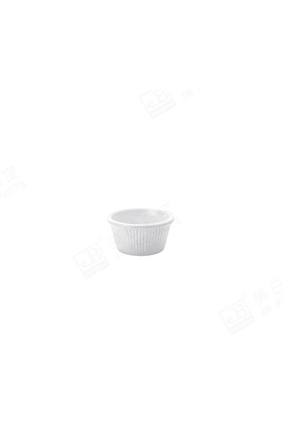 B & S Set of 4 Melamine Fluted Ramekin Dishes
