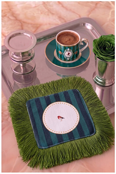 nunuteks evinizi renklendirin Coffee-Colored Fabric Presentation Napkin |   T...