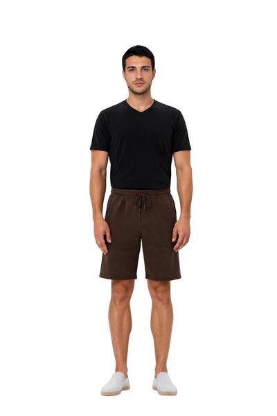 Arma Ar-Ma Men's Shorts, Unprinted, Basic, Drawstring Closure, 2 Side Pockets...