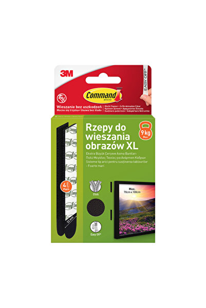 COMMAND PHS 17217BLK-4PK X-LargeSiyah Cırt Bant