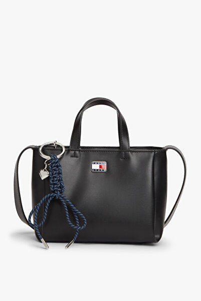 Tommy Hilfiger Tjw City Charm Women's Black Tote Mini Bag