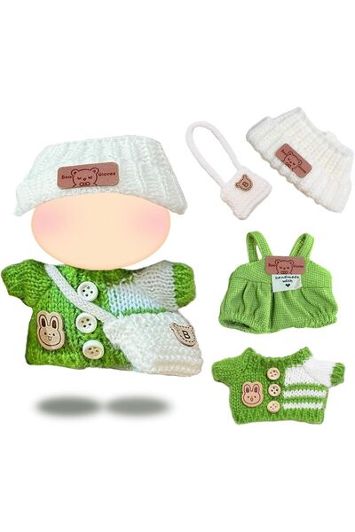 OEM Set de Haine pentru Păpuși 17 cm 4 Piese Pulovere Acoperitoare de Cap și ...