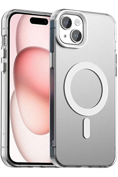 Techsuit Πίσω Κάλυμμα Σιλικόνης Λευκό (iPhone 15 Plus)