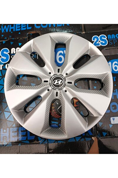 Universal 15 inç Hyundai İ20 / İ30 / İ10 / Accent Uyumlu Jant Kapağı 4'lü Tak...