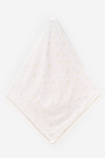Baby Maa 100% Natural Cotton Double Layer Flannel Baby Blanket 75X100 cm Animals Patterned Stroller Cover