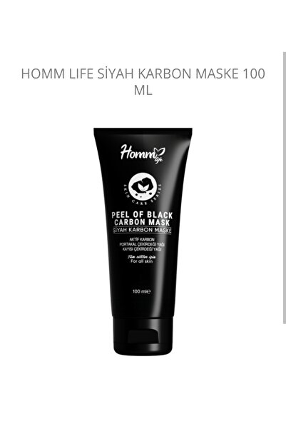 Homm Bitkisel SİYAH KARBON MASKE