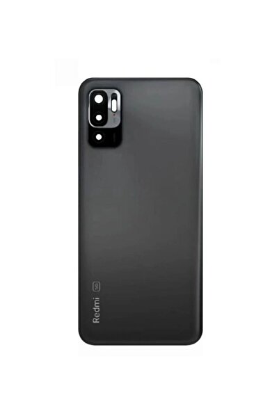 Yedcom Xia omi Uyumlu Redmi Note 10 5G Siyah Kamera Camlı Arka Pil Kapağı Bat...