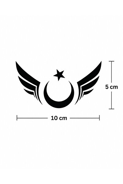 levvas Oto motorsiklet kask laptop telefon sticker Türk bayrağı ay yıldız kan...