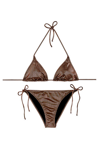SLIPSTOP Kahverengi Kadın Bikini Takım SB2644000311