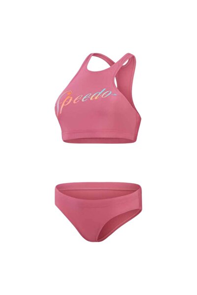 SPEEDO Costum de baie de damă cu logo Volley, din două piese, 30