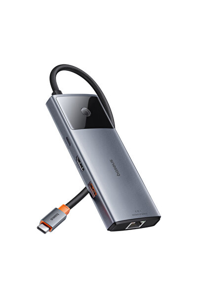 Baseus Metal Gleam II 6-in-1 USB HUB 4K@60Hz HDMI, 10Gbps USB-C, 100W