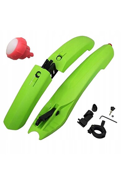 OEM Set De Aripi De Bicicleta Fata Si Spate Cu Led, 0.386 Mx0.1 M, Material P...