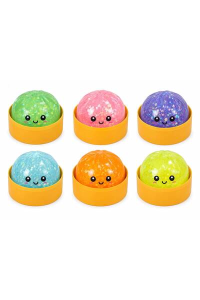 DoviCo Rainbow Mystery Bun Squishy – Simli Çin Mantısı Stres Oyuncağı MojMoj