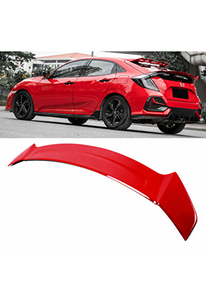 OLED GARAJ HONDA CİVİC FK7 İÇİN UYUMLU YOFER BAGAJ ÜSTÜ SPOİLER KIRMIZI