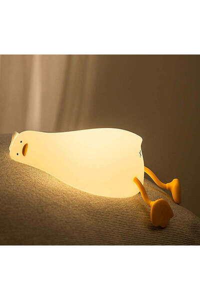 RAMMELAARTJE Lampa de veghe cu trei intensitati de lumina din silicon, Duck-