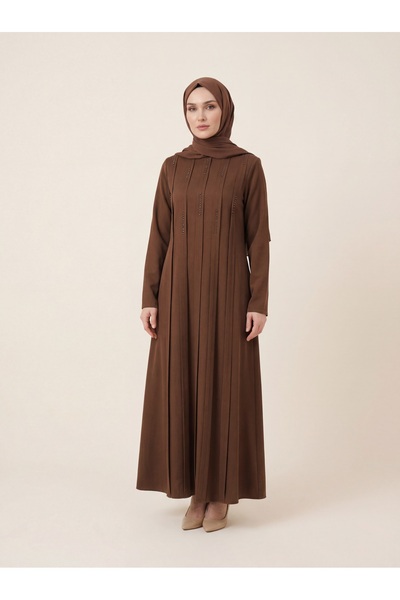Beyza Giyim 9665 Boncuklu Elbise