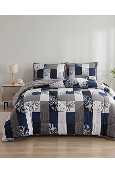 Bella Home طقم لحاف مزدوج من أوسوتو مصنوع من القطيفة |   220×240 سم |   ملمس ...