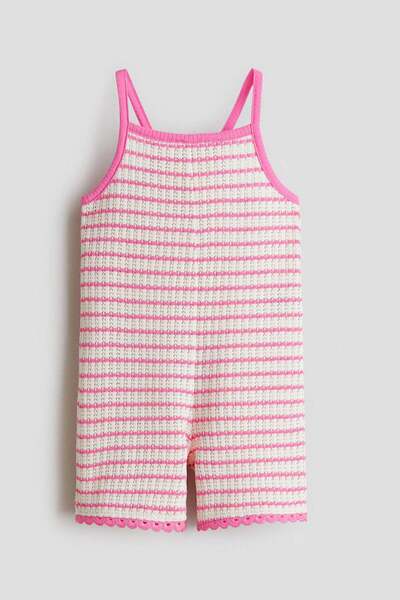 H&M Pointelle-knit jumpsuit