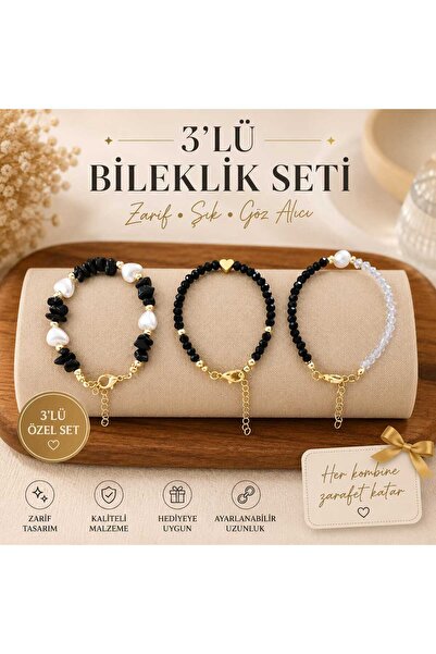 amazoondesing Handmade 3-Bead Bracelet