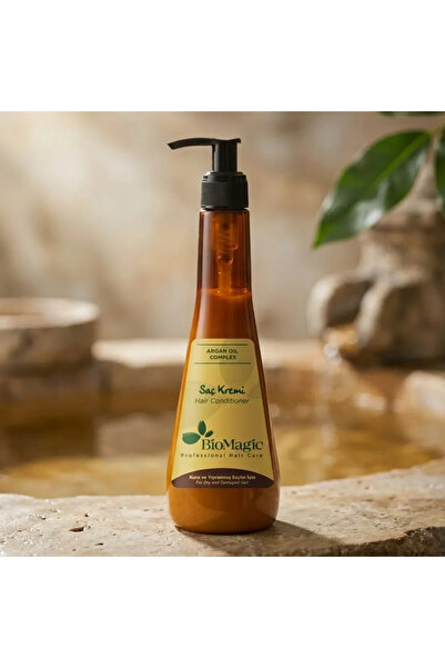 BIOMAGIC Balsam pentru păr uscat și deteriorat cu ulei de argan BioMagic, 300 ml