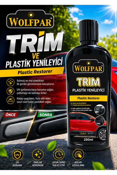 WOLFPAR Trim ve Plastik Yenileyici